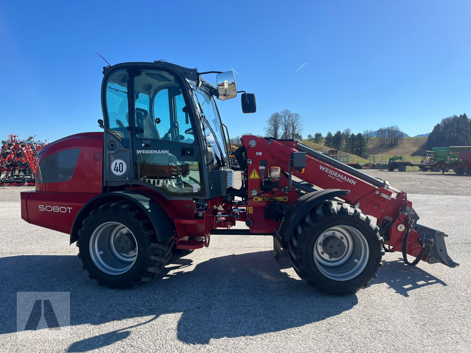 Teleradlader от тип Weidemann  5080T, Gebrauchtmaschine в Antdorf (Снимка 8)