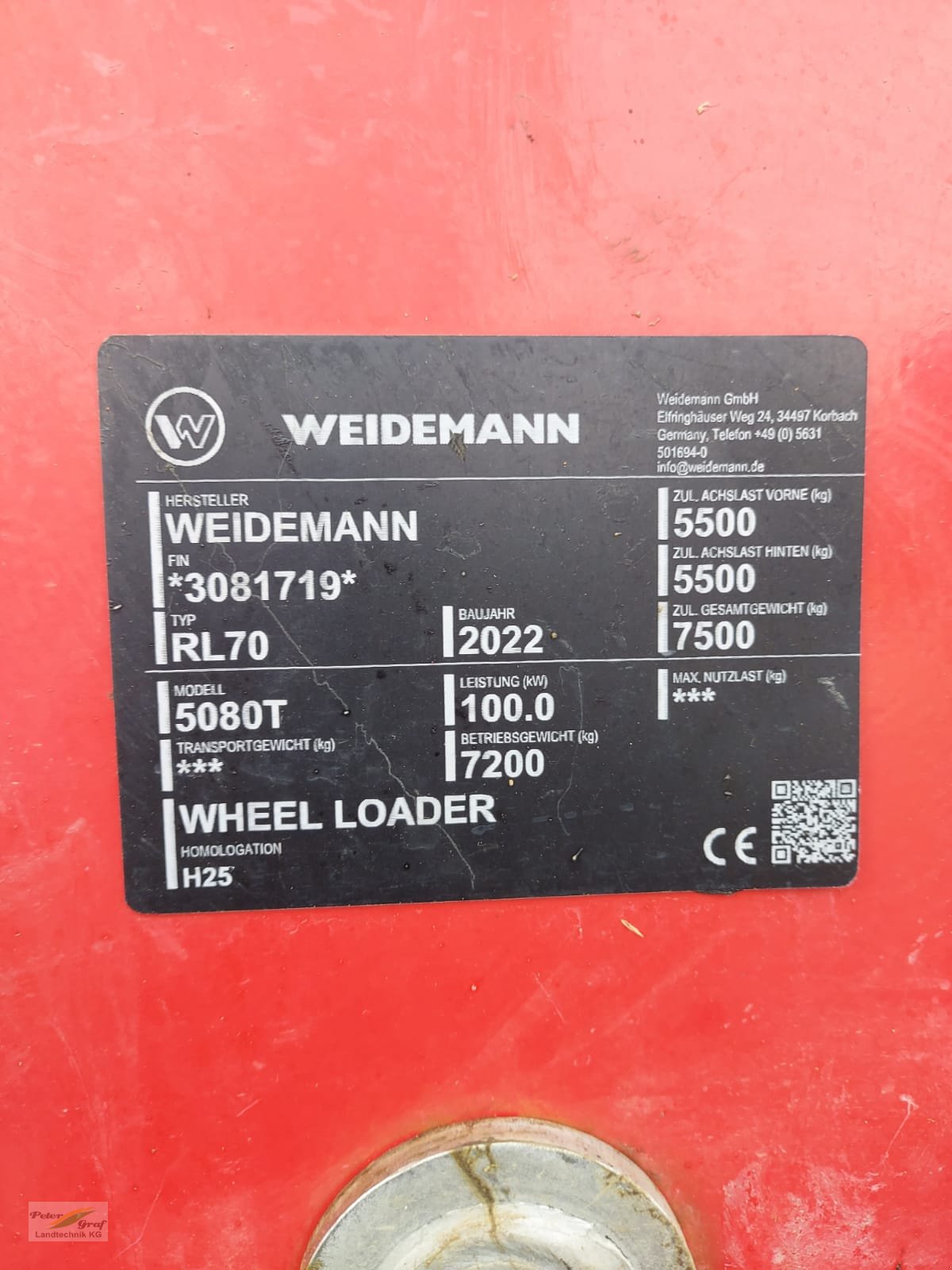 Teleradlader des Typs Weidemann  5080T, Gebrauchtmaschine in Pegnitz-Bronn (Bild 11)