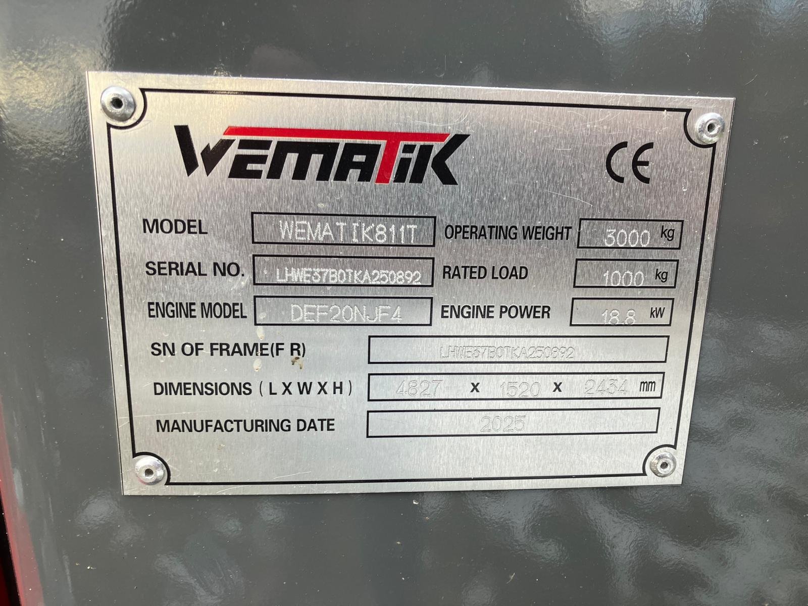 Teleradlader του τύπου WEMATIK 811, Neumaschine σε Wieseth (Φωτογραφία 2)