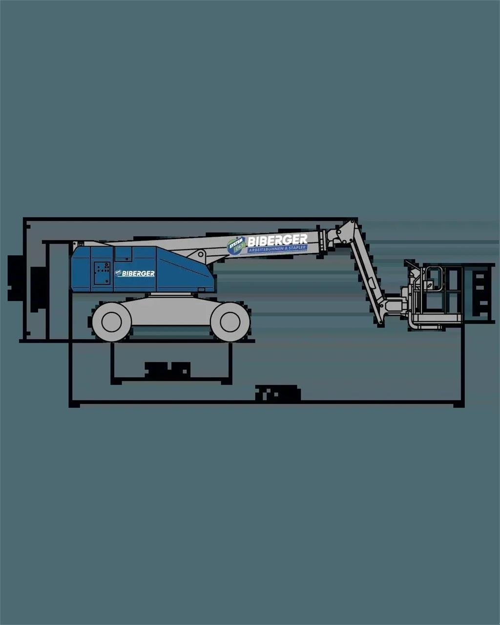 Teleskoparbeitsbühne van het type aichi SP 14 DJ, Gebrauchtmaschine in Schierling (Foto 9)