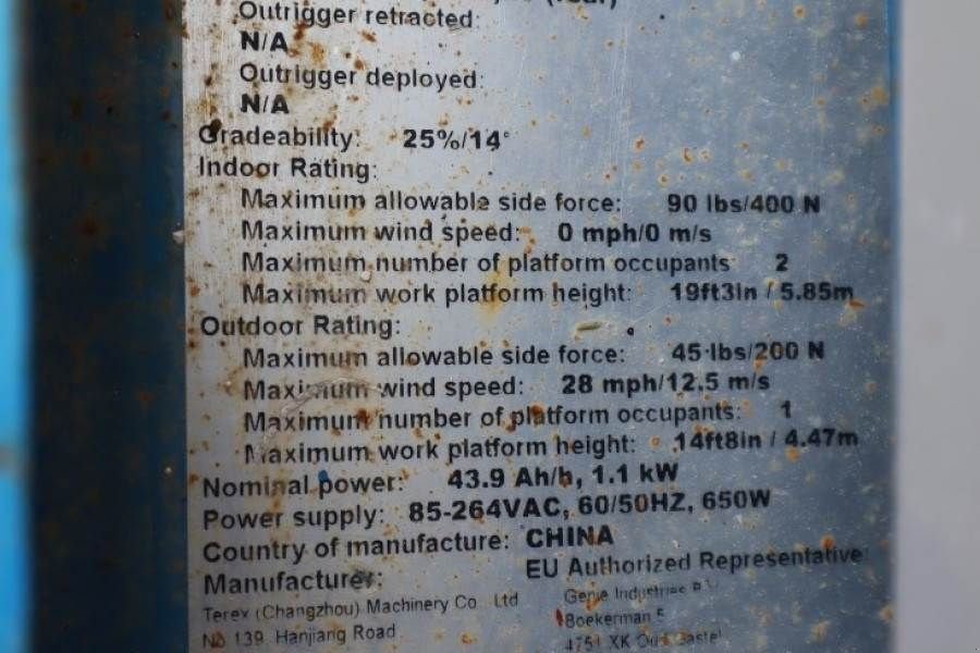 Teleskoparbeitsbühne van het type Genie GS1932 E-Drive Several In Stock, 8m Working Height, Gebrauchtmaschine in Groenlo (Foto 5)