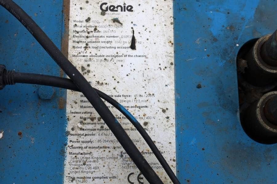 Teleskoparbeitsbühne typu Genie GS1932 Electric, Working Height 7.8 m, 227kg Capac, Gebrauchtmaschine v Groenlo (Obrázek 8)