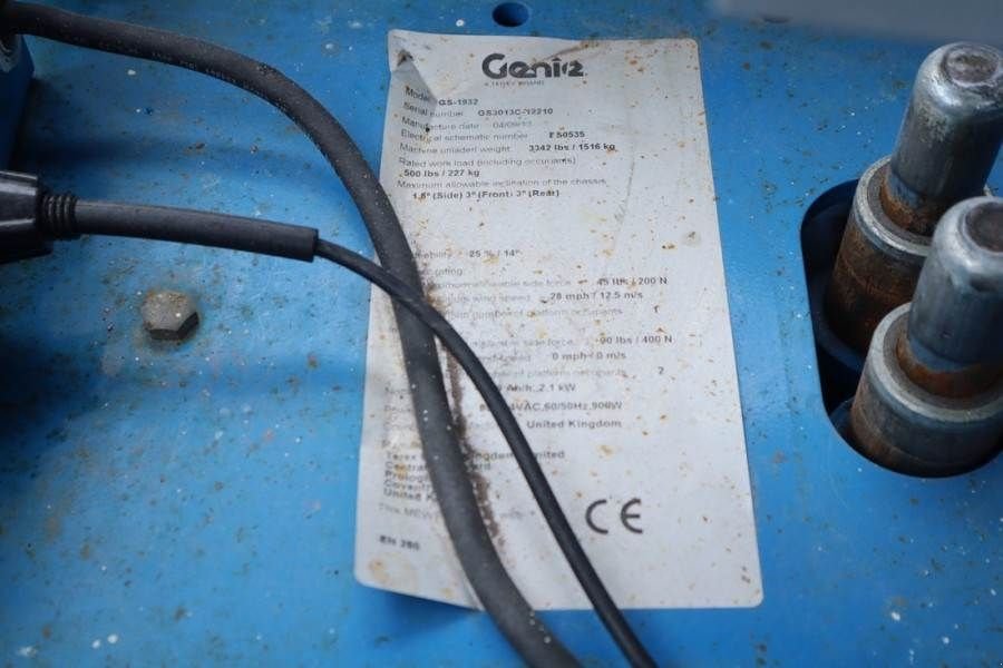Teleskoparbeitsbühne типа Genie GS1932 Electric, Working Height 7.8 m, 227kg Capac, Gebrauchtmaschine в Groenlo (Фотография 7)