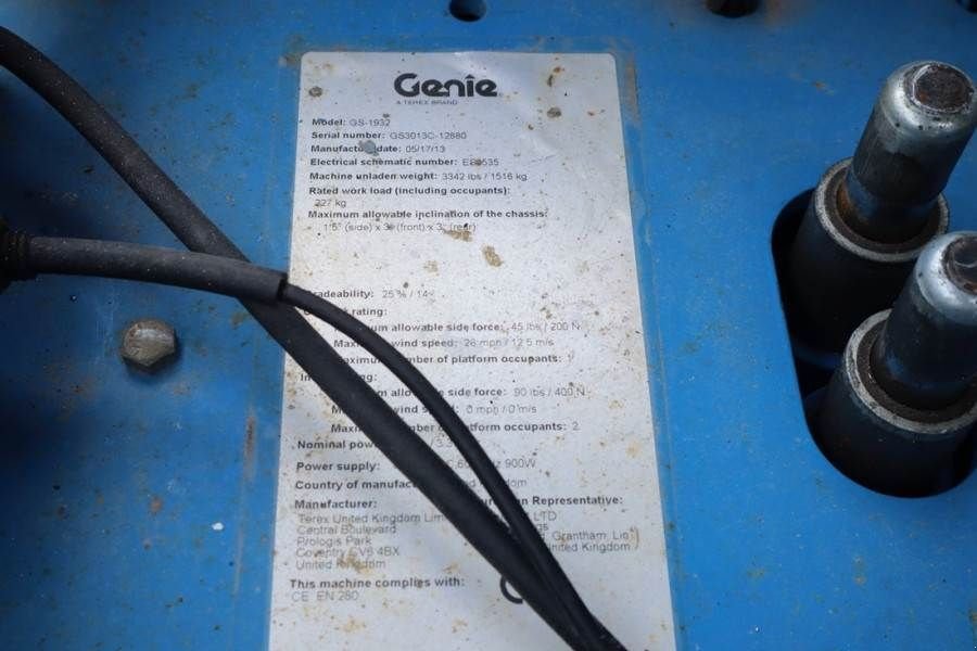 Teleskoparbeitsbühne typu Genie GS1932 Electric, Working Height 7.8 m, 227kg Capac, Gebrauchtmaschine v Groenlo (Obrázek 8)
