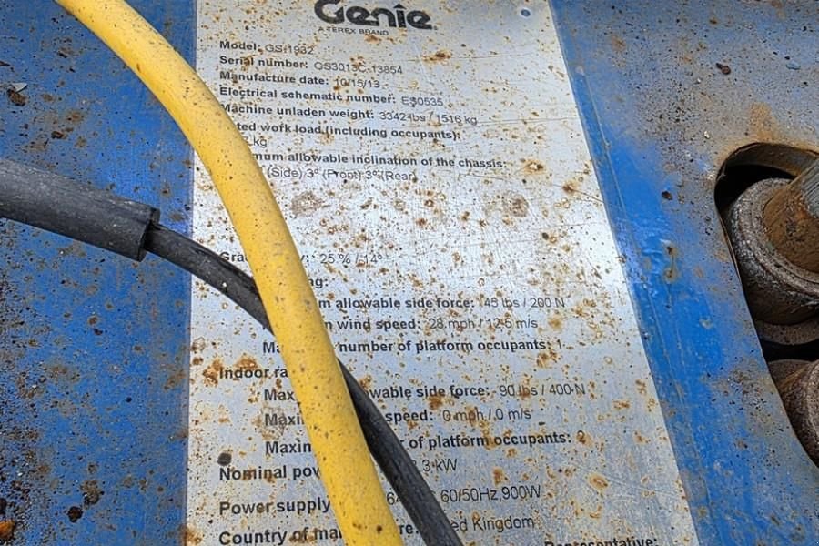 Teleskoparbeitsbühne του τύπου Genie GS1932 Electric, Working Height 7.8 m, 227kg Capac, Gebrauchtmaschine σε Groenlo (Φωτογραφία 8)