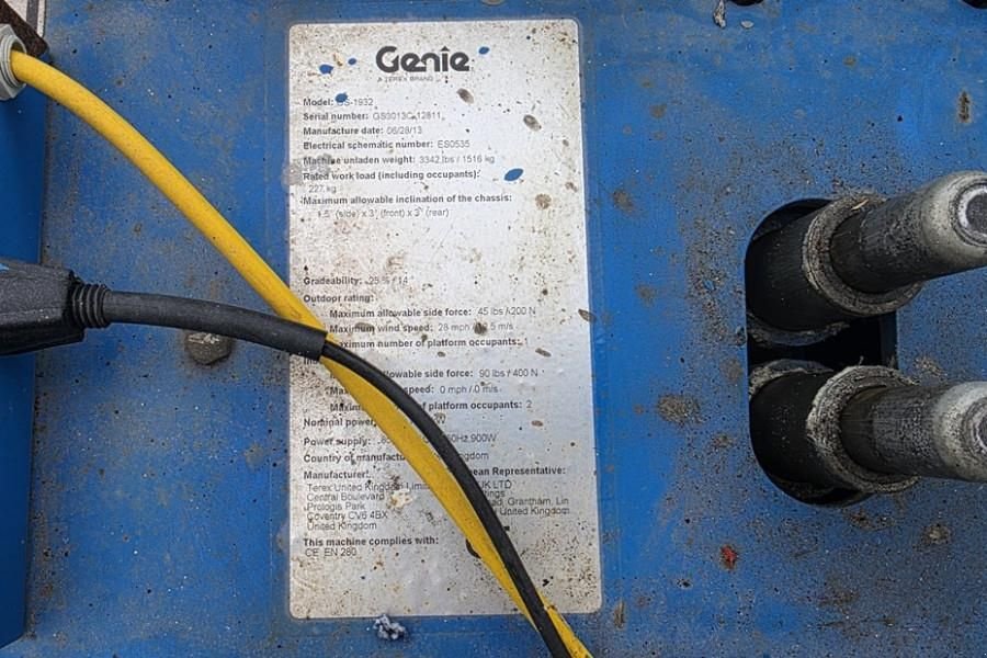 Teleskoparbeitsbühne tipa Genie GS1932 Electric, Working Height 7.8 m, 227kg Capac, Gebrauchtmaschine u Groenlo (Slika 8)