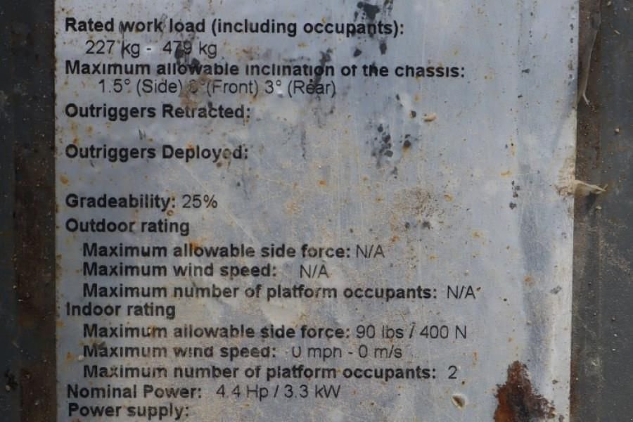 Teleskoparbeitsbühne of the type Genie GS2632 Electric, Working Height 10m, 227kg Capacit, Gebrauchtmaschine in Groenlo (Picture 7)