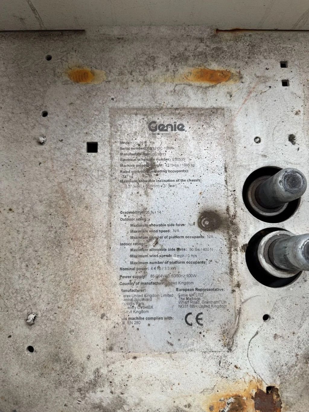 Teleskoparbeitsbühne vrste Genie GS2632 Hoogwerker Schaarhoogwerker, Gebrauchtmaschine v Hedel (Slika 11)