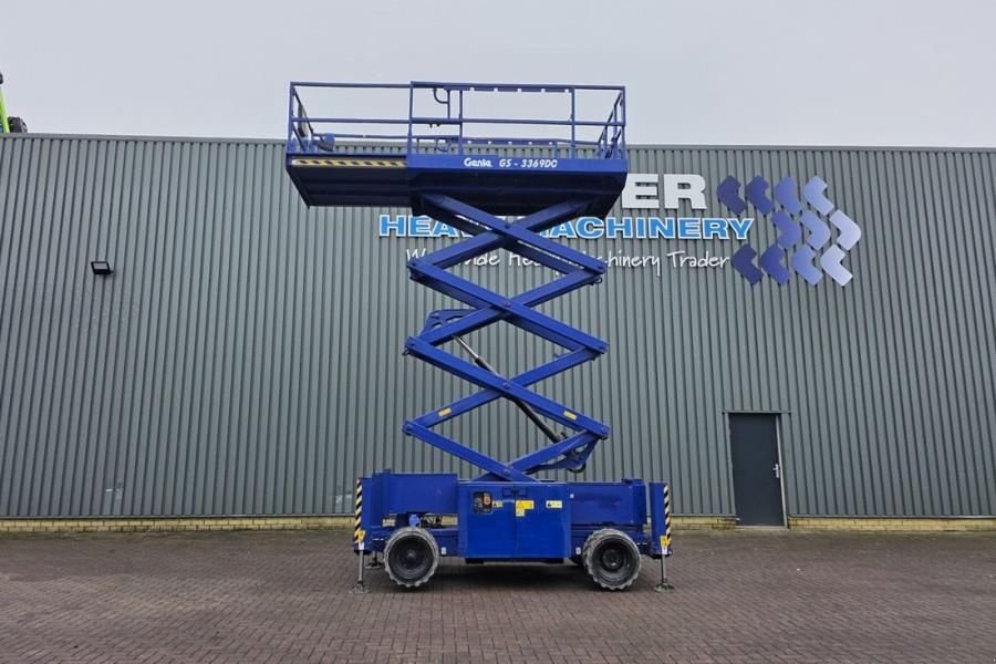 Teleskoparbeitsbühne tipa Genie GS3369DC Electric, 11.9m Working Height, 454kg Cap, Gebrauchtmaschine u Groenlo (Slika 3)