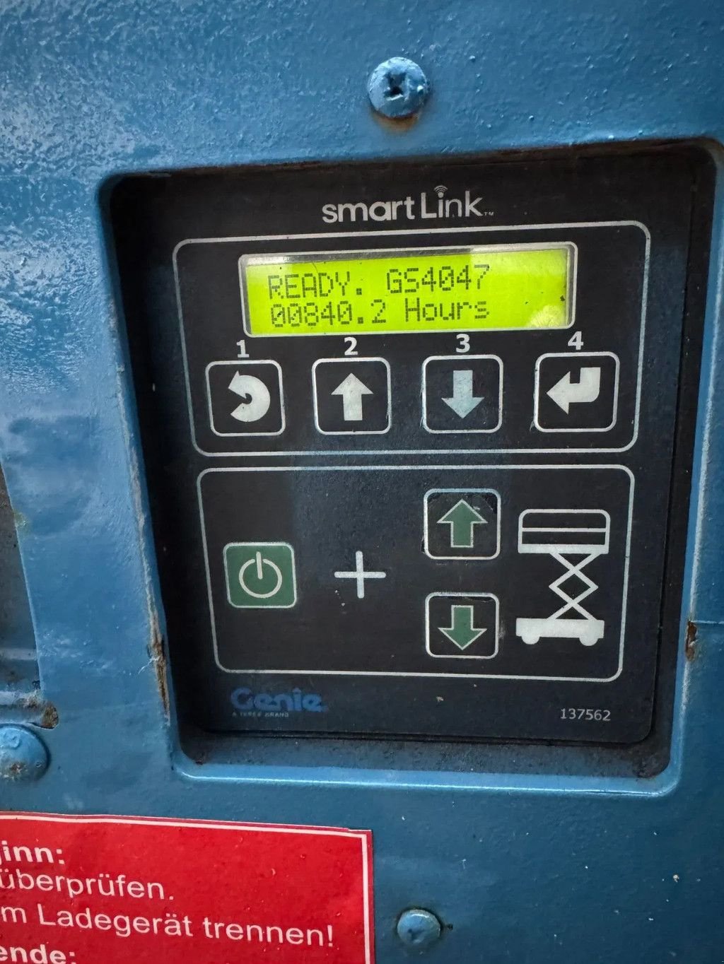 Teleskoparbeitsbühne от тип Genie GS4047 Hoogwerker Schaarhoogwerker, Gebrauchtmaschine в Hedel (Снимка 9)