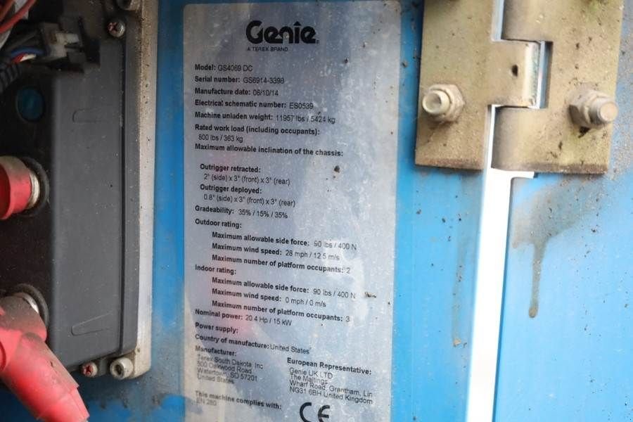 Teleskoparbeitsbühne of the type Genie GS4069 Electric, 14m Working Height, 363kg Capacit, Gebrauchtmaschine in Groenlo (Picture 7)