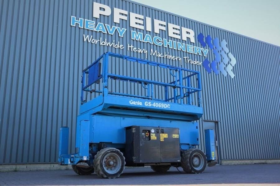 Teleskoparbeitsbühne des Typs Genie GS4069DC Electric, 14m Working Height, 363kg Capac, Gebrauchtmaschine in Groenlo (Bild 1)