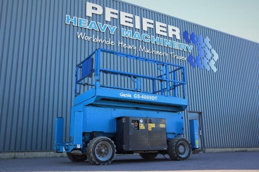 Teleskoparbeitsbühne des Typs Genie GS4069DC Electric, 14m Working Height, 363kg Capac, Gebrauchtmaschine in Groenlo (Bild 1)