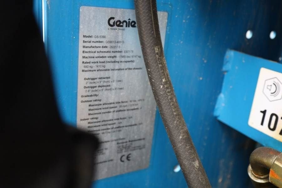 Teleskoparbeitsbühne del tipo Genie GS5390 Diesel, 4x4 Drive, 18.15m Working Height, 6, Gebrauchtmaschine In Groenlo (Immagine 8)