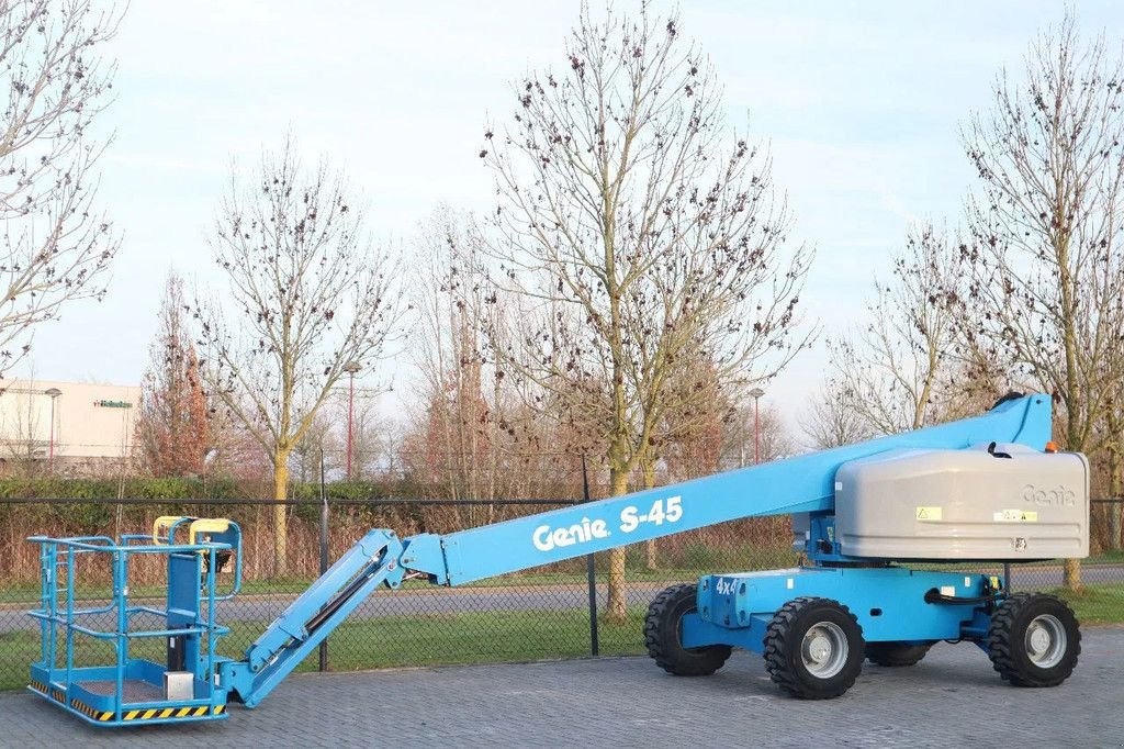 Teleskoparbeitsbühne van het type Genie S-45 15.7 METER 227 KG 3-M WARRANTY, Gebrauchtmaschine in Marknesse (Foto 2)