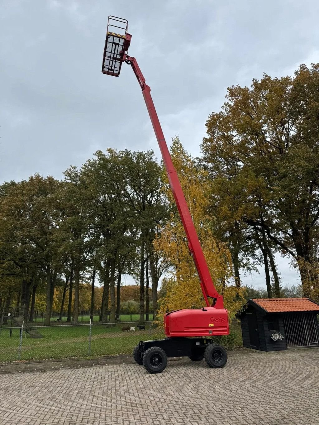 Teleskoparbeitsbühne tip Genie S-45 Hoogwerker, Gebrauchtmaschine in Harskamp (Poză 5)