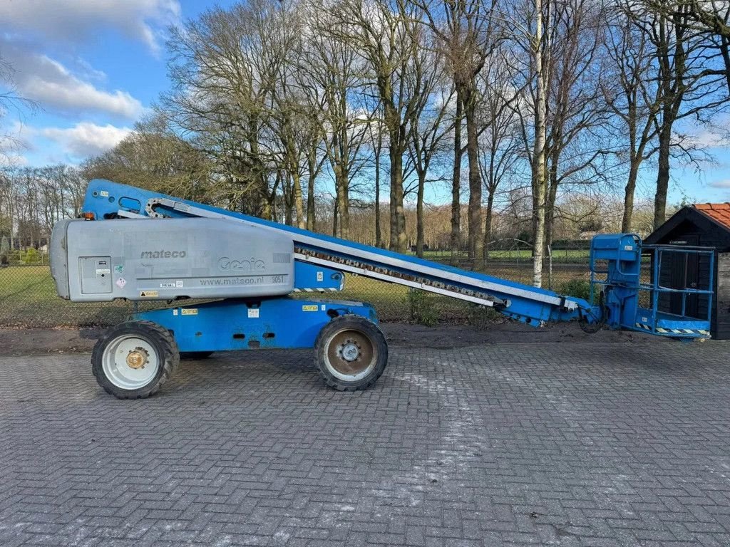 Teleskoparbeitsbühne tip Genie S-60 Hoogwerker wiel, Gebrauchtmaschine in Harskamp (Poză 4)