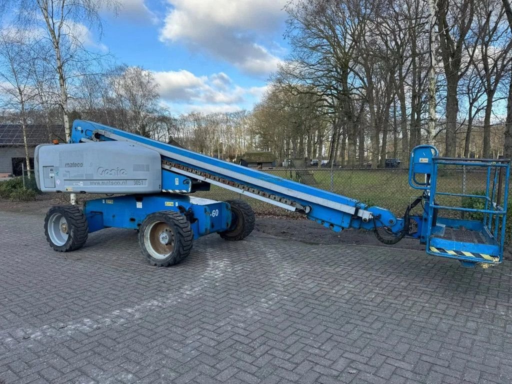 Teleskoparbeitsbühne tip Genie S-60 Hoogwerker wiel, Gebrauchtmaschine in Harskamp (Poză 3)