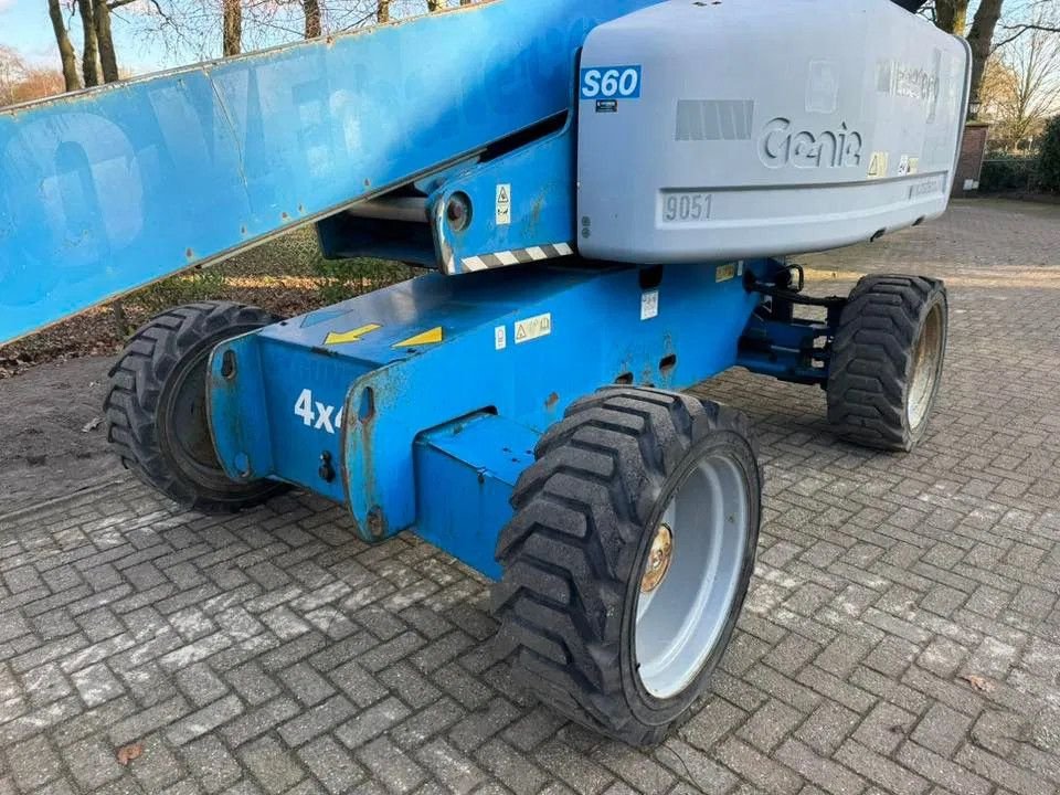 Teleskoparbeitsbühne tip Genie S-60 Hoogwerker wiel, Gebrauchtmaschine in Harskamp (Poză 8)