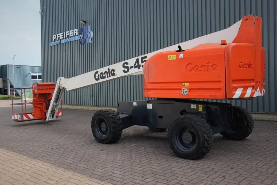Teleskoparbeitsbühne tip Genie S45 Valid inspection, Diesel, 4x4 Drive, 15.72 m W, Gebrauchtmaschine in Groenlo (Poză 9)