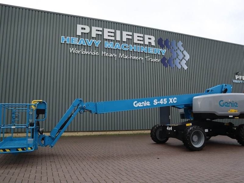 Teleskoparbeitsbühne tip Genie S45XC Valid inspection, *Guarantee! 15.5m Working, Gebrauchtmaschine in Groenlo (Poză 1)
