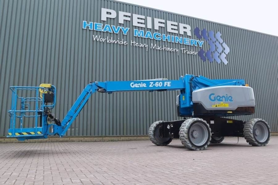 Teleskoparbeitsbühne tip Genie Z60/37FE Hybrid, 4x4 Drive, 20m Working Height, 11, Gebrauchtmaschine in Groenlo (Poză 1)