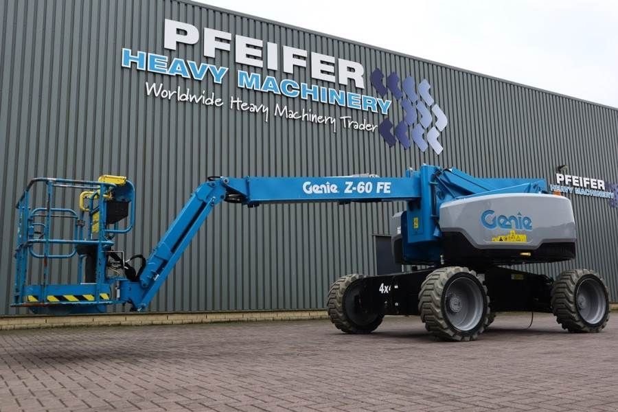 Teleskoparbeitsbühne типа Genie Z60/37FE Valid Inspection, *Guarantee! Hybrid, 4x4, Gebrauchtmaschine в Groenlo (Фотография 1)