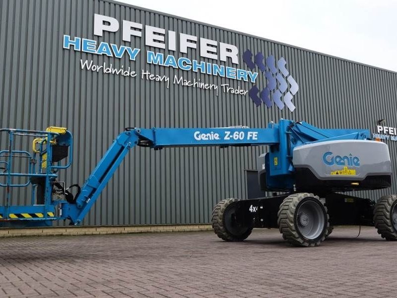 Teleskoparbeitsbühne типа Genie Z60/37FE Valid Inspection, *Guarantee! Hybrid, 4x4, Gebrauchtmaschine в Groenlo (Фотография 1)