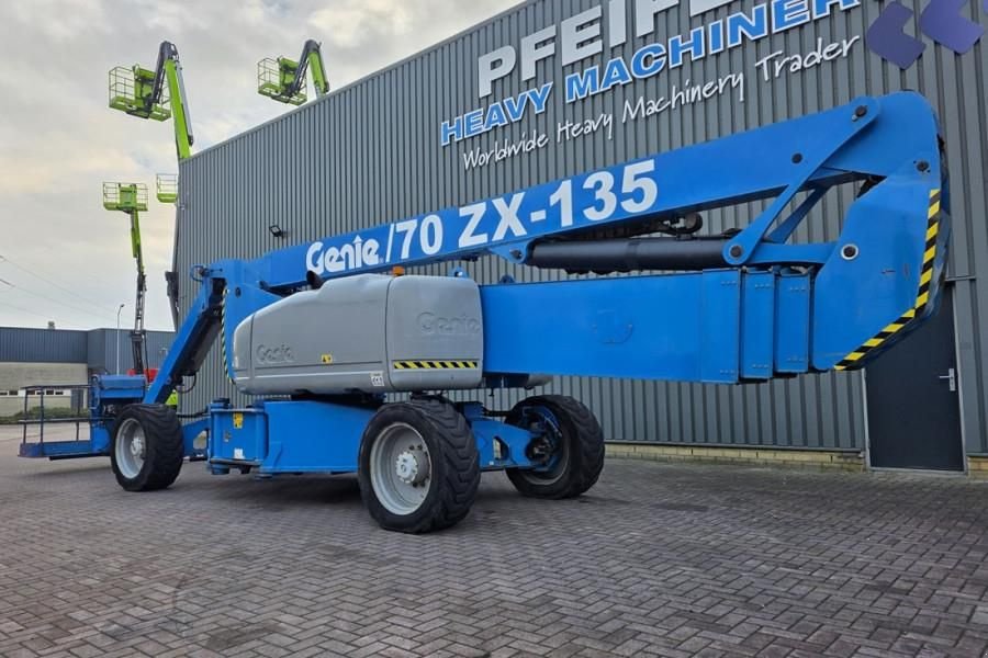 Teleskoparbeitsbühne des Typs Genie ZX135/70 Diesel, 4x4x4 Drive, 43m Lifting Height,, Gebrauchtmaschine in Groenlo (Bild 10)