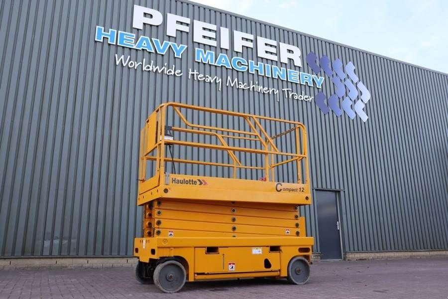 Teleskoparbeitsbühne tip Haulotte Compact 12 Electric, 12m Working Height, 300kg Cap, Gebrauchtmaschine in Groenlo (Poză 1)