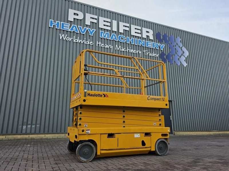 Teleskoparbeitsbühne del tipo Haulotte Compact 12 Electric, 12m Working Height, 300kg Cap, Gebrauchtmaschine en Groenlo