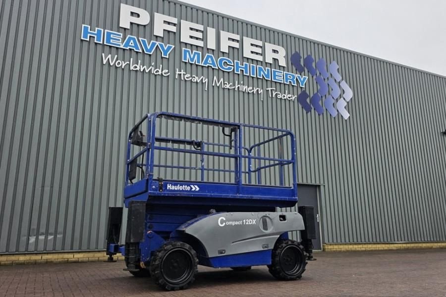 Teleskoparbeitsbühne a típus Haulotte Compact 12DX Diesel, 4x4 Drive, 12m Working Height, Gebrauchtmaschine ekkor: Groenlo (Kép 1)