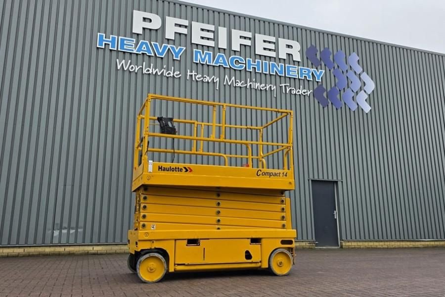 Teleskoparbeitsbühne tip Haulotte COMPACT 14 Electric, 14m Working Height, 350kg Cap, Gebrauchtmaschine in Groenlo (Poză 1)