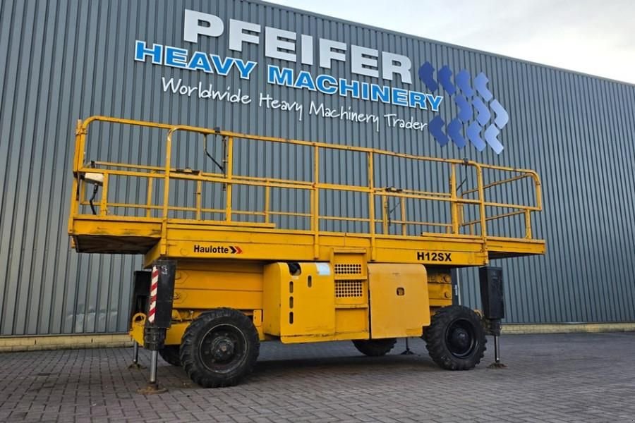Teleskoparbeitsbühne tip Haulotte H12SX Diesel, 4x4 Drive, 12m Working Height, 700kg, Gebrauchtmaschine in Groenlo (Poză 11)