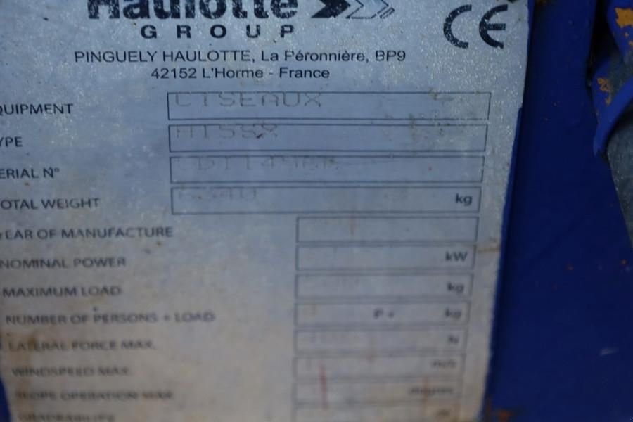 Teleskoparbeitsbühne of the type Haulotte H15SX Diesel, 4x4 Drive 15 Working Height, 500kg C, Gebrauchtmaschine in Groenlo (Picture 7)