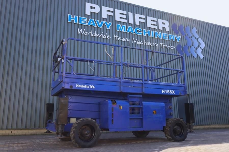 Teleskoparbeitsbühne tip Haulotte H15SX Diesel, 4x4 Drive 15 Working Height, 500kg C, Gebrauchtmaschine in Groenlo (Poză 1)