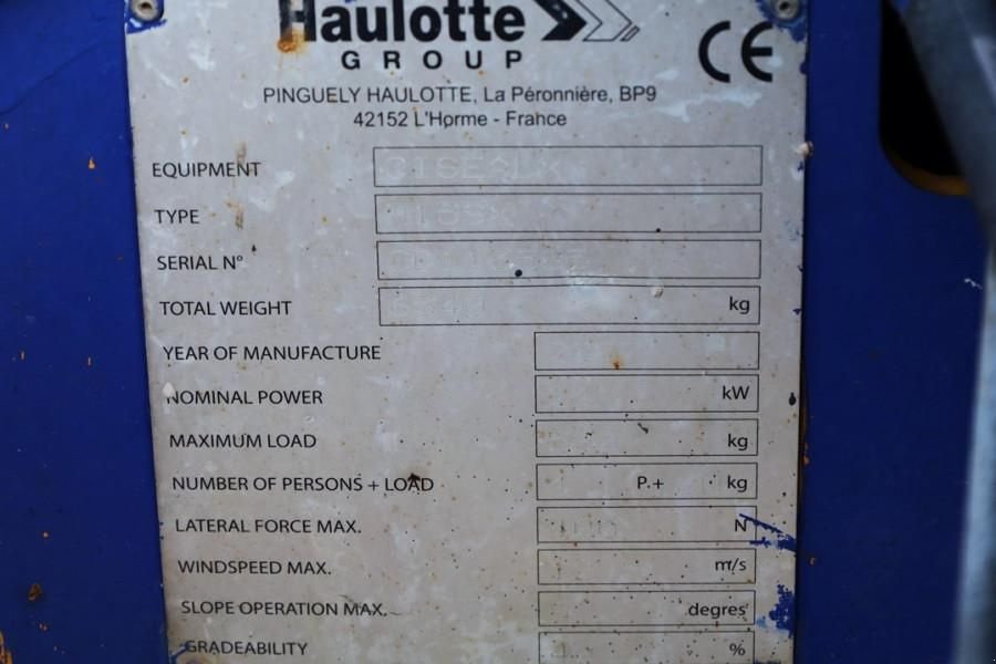 Teleskoparbeitsbühne tip Haulotte H15SX Diesel, 4x4 Drive 15 Working Height, 500kg C, Gebrauchtmaschine in Groenlo (Poză 7)