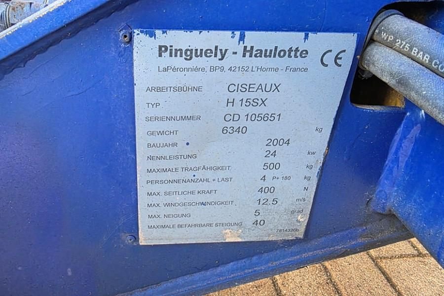 Teleskoparbeitsbühne des Typs Haulotte H15SX Diesel, 4x4 Drive, 15 Working Height, 500kg, Gebrauchtmaschine in Groenlo (Bild 7)