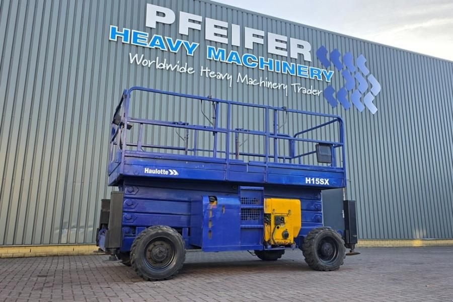 Teleskoparbeitsbühne des Typs Haulotte H15SX Diesel, 4x4 Drive, 15 Working Height, 500kg, Gebrauchtmaschine in Groenlo (Bild 1)