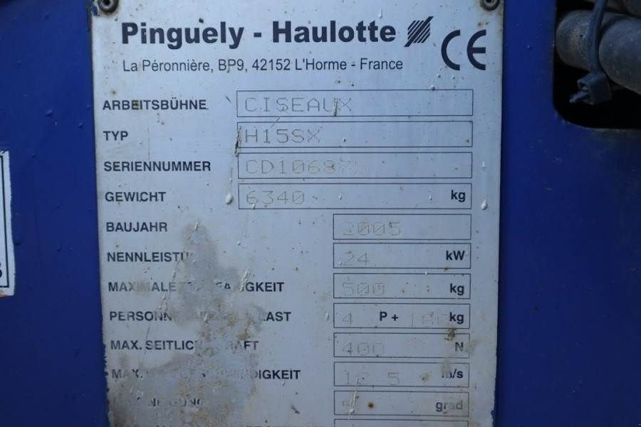 Teleskoparbeitsbühne типа Haulotte H15SX New Tyres, Diesel, 4x4 Drive, 15 Working Hei, Gebrauchtmaschine в Groenlo (Фотография 7)