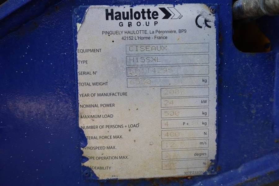 Teleskoparbeitsbühne tip Haulotte H15SXL Diesel, 4x4 Drive, 15m Working Height, 500k, Gebrauchtmaschine in Groenlo (Poză 7)