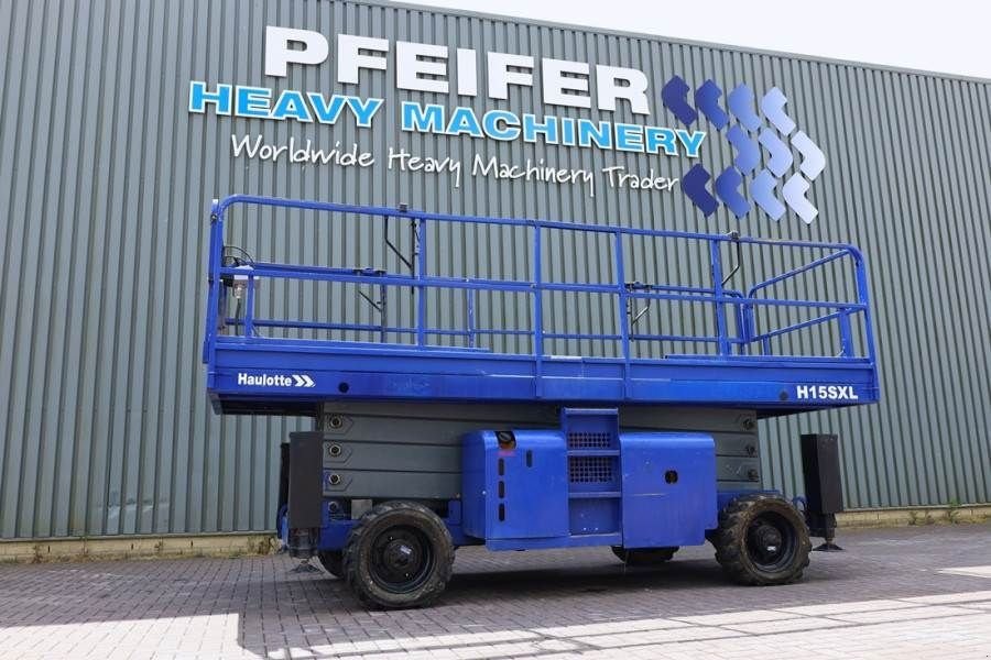Teleskoparbeitsbühne tip Haulotte H15SXL Diesel, 4x4 Drive, 15m Working Height, 500k, Gebrauchtmaschine in Groenlo (Poză 1)