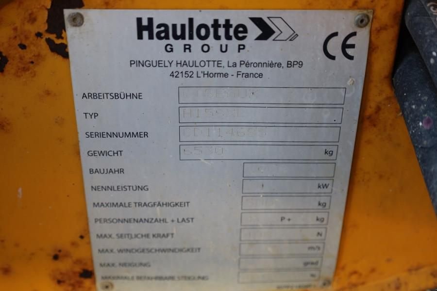 Teleskoparbeitsbühne del tipo Haulotte H15SXL Diesel, 4x4 Drive, 15m Working Height, 500k, Gebrauchtmaschine en Groenlo (Imagen 8)