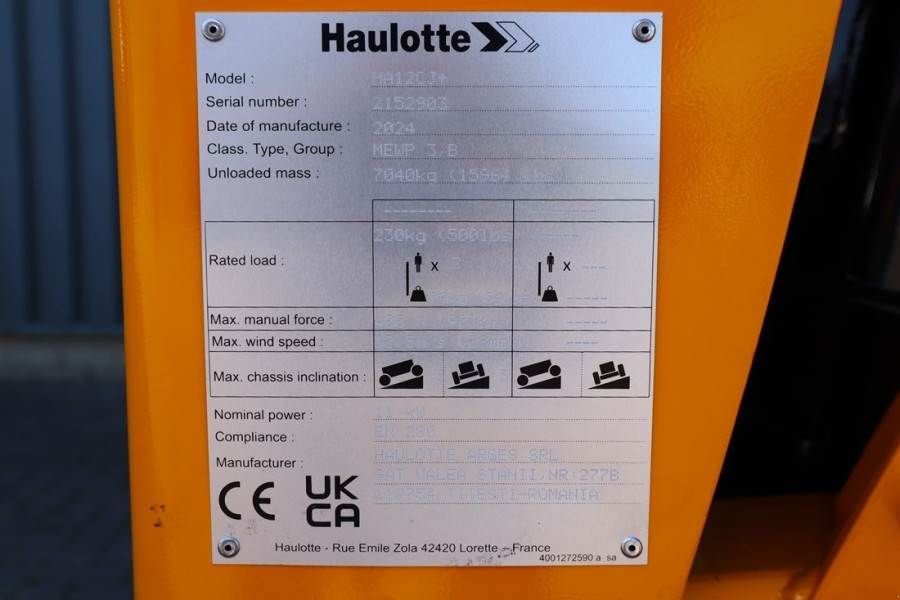 Teleskoparbeitsbühne des Typs Haulotte HA12CJ+ Valid inspection, *Guarantee! Electric, 12, Gebrauchtmaschine in Groenlo (Bild 8)