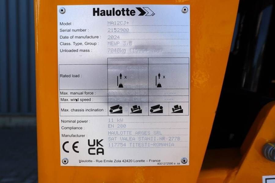Teleskoparbeitsbühne des Typs Haulotte HA12CJ+ Valid inspection, *Guarantee! Electric, 12, Gebrauchtmaschine in Groenlo (Bild 5)