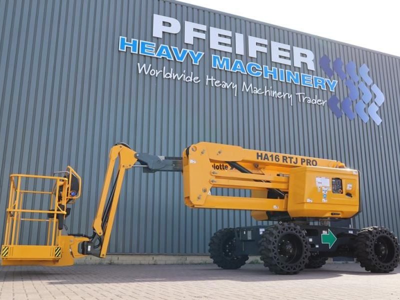 Teleskoparbeitsbühne of the type Haulotte HA16RTJ Pro Valid Inspection, *Guarantee! Diesel,, Gebrauchtmaschine in Groenlo (Picture 1)