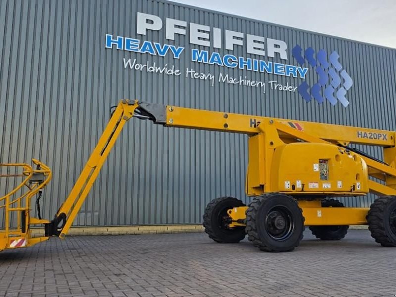 Teleskoparbeitsbühne du type Haulotte HA20PX Diesel, 4x4x4 Drive, 20.7m Working Height,, Gebrauchtmaschine en Groenlo