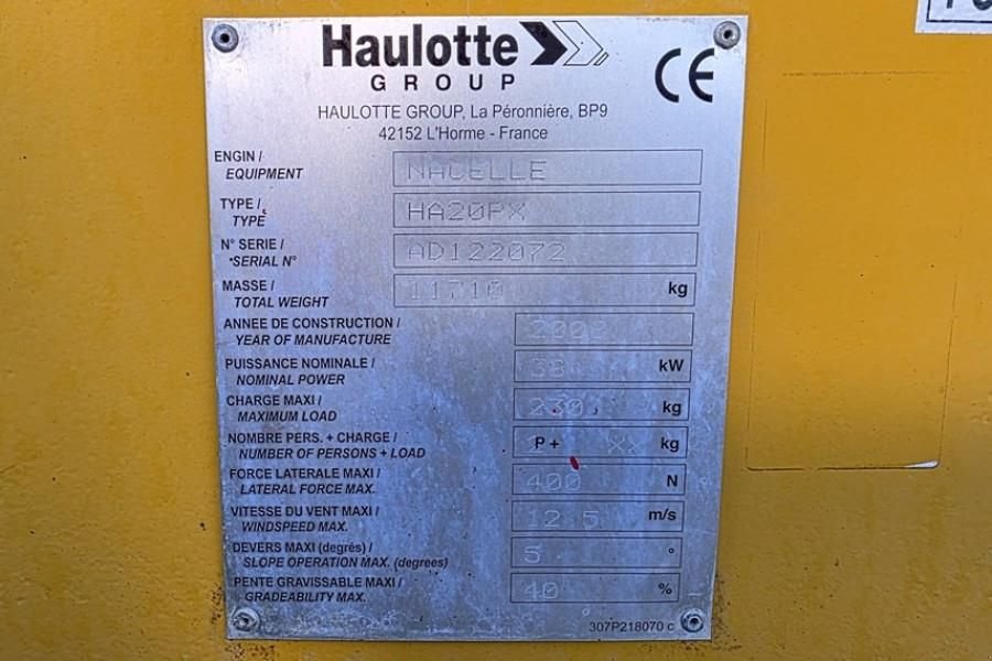 Teleskoparbeitsbühne del tipo Haulotte HA20PX Diesel, 4x4x4 Drive, 20.7m Working Height,, Gebrauchtmaschine In Groenlo (Immagine 8)