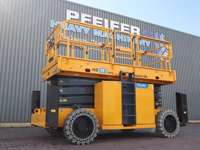 Teleskoparbeitsbühne des Typs Haulotte HS15EPRO Unused, Valid Inspection, *Guarantee! Ful, Gebrauchtmaschine in Groenlo (Bild 1)