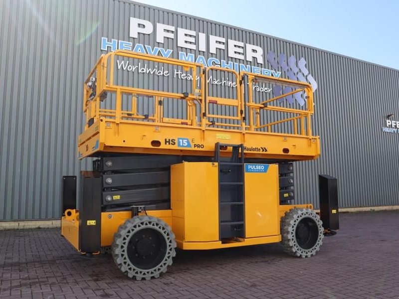 Teleskoparbeitsbühne des Typs Haulotte HS15EPRO Unused, Valid Inspection, *Guarantee! Ful, Gebrauchtmaschine in Groenlo (Bild 1)